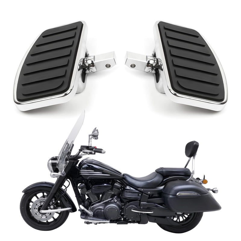 Drytuns Adjustable Rear Floorboards for Yamaha Vstar 250 650 1100 1300 V-Max Passenger Foot Pegs for Honda Shadow 750 Magna 750 VTX1300 1800 for Suzuki VL800 VL400 C50 - Image 1